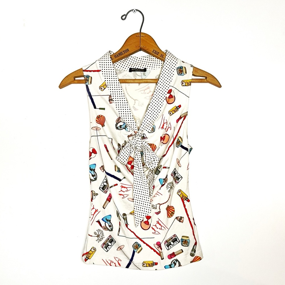 Basso & Brooke Italy | Vintage Girlie Printed Tank Top